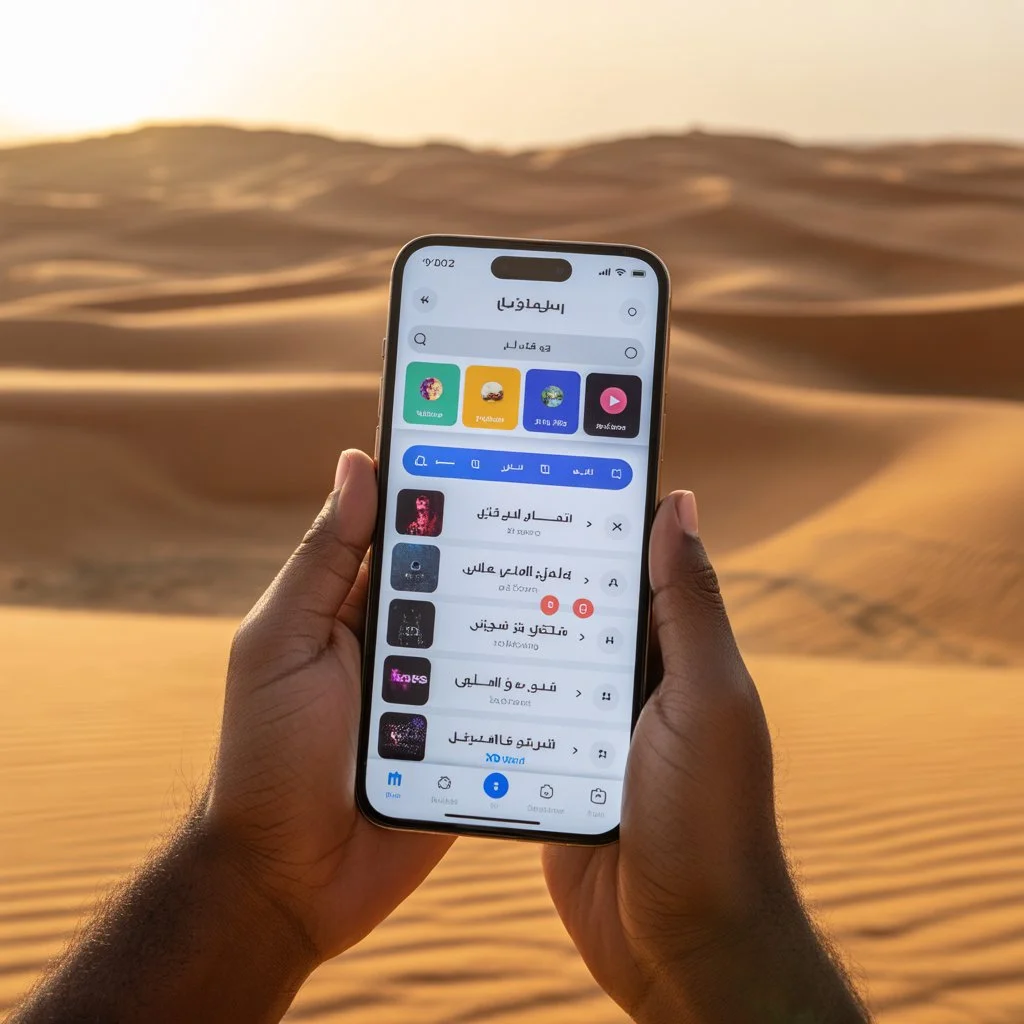 واجهة برنامج تنزيل اغاني على التليفون سهلة الاستخدام